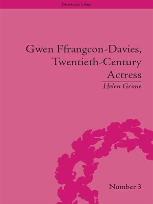 cover image of Gwen Ffrangcon-Davies, Twentieth-Century Actress